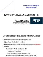 Structural Analysis - II: Fawad Muzaffar