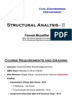 Structural Analysis Course Syllabus