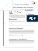 Questionnaire For Sholarship CS Global HR Academy 2010