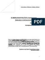 El Mercosur Politico, Fundamentos Federales e Internacional