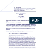 Ra 9294 Offshore Banking Units Fcdu