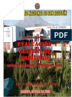 Evaluacion Gestion de Gobierno Setiembre2009