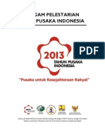 Naskah Piagam Pelestarian Kota Pusaka Indonesia 2013