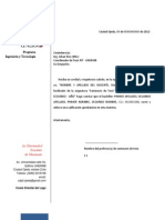 Calificación aprobatoria en seminario de tesis