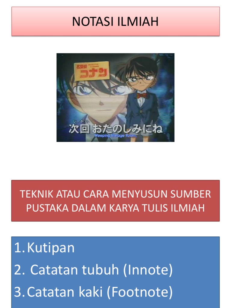 Notasi Ilmiah dan Sumber Pustaka | PDF | Ilmu Sosial | Seni & Disiplin ...