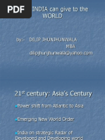 Download India What it can give to the worldDilip Jhunjhunwala by Dilip Jhunjhunwala SN2074699 doc pdf