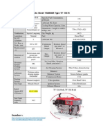 Data Sheet Yanmar Type TF 155 R