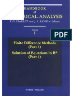 Ciarlet & Lyons - Handbook of Numerical Analysis v1 - Finite Difference Methods (Part1)