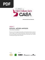 aula7 - moveis antigos