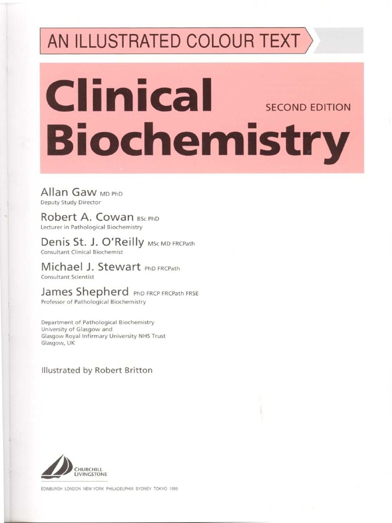 Clin Biochem Illustrated Color Text | PDF