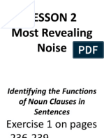 Lesson 2 Most Revealing Noise