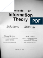 Elements of Information Theory Maual Solutions
