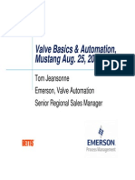 Valve Basics and Automation Aug. 25, 2009
