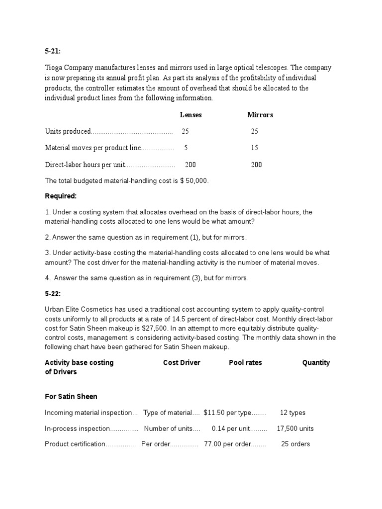 Chapter 5 Practice Questions | PDF | Lens (Optics) | Business Economics