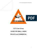 CCTV User Group Guide For Small Users Private and Commercial