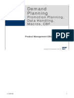 DP Promotion Plng, Data Handling, Macros,CBF 4.0