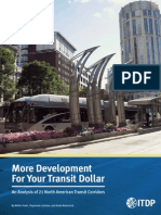 More Development for Your Transit Dollar - ITDP