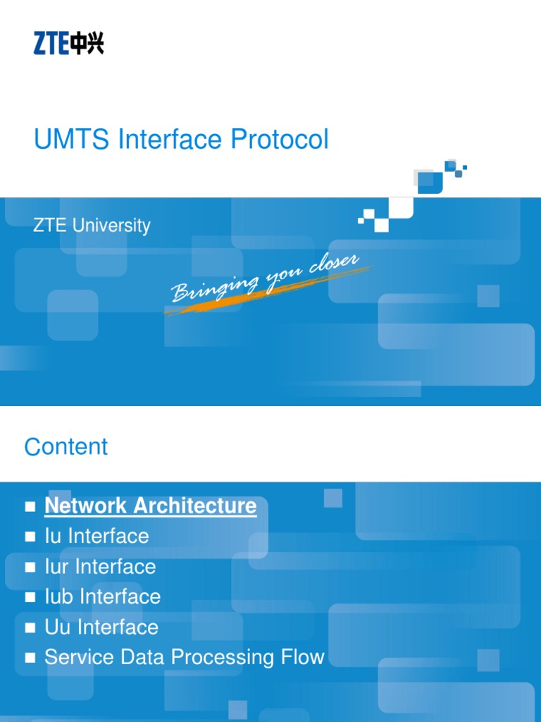 UMTS Interface Protocol Overview | PDF | Computer Network ...