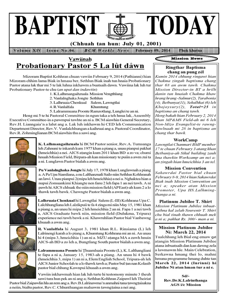 BCM Missionary Updates | PDF | Wellness