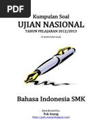 Download Naskah Soal UN Bahasa Indonesia SMK 2013 4 Paket Soal Pak-Anangblogspotcom by Adam Wilson SN207513118 doc pdf