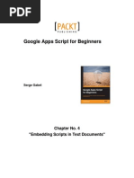 Google-Apps Script For Beginners Sample Chapter