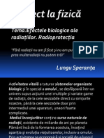 Efectele Biologice Ale Radiatiilor Radioprotectia.