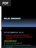 Nilai Amanah