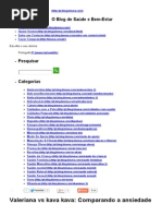 Diferenças entre valeriana e kava kava _ Compra os melhores suplementos para a ansiedade e para o sono