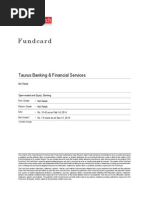 Fundcard TaurusBanking&FinancialServices 