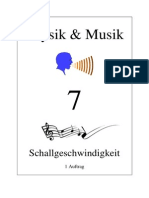 Physik & Musik: Schallgeschwindigkeit