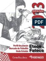 Perfil de Cursos Etecs Fatecs 2013