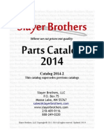 2014 Slayer Brothers Parts Catalog