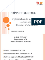 Presentation Rapport Stage