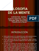 Filosofa de La Mente