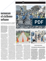 Noticia de Interés: Los Vaivenes Municipales Debilitan El Ciclismo Urbano