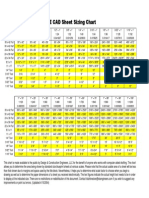 CAD Sizing Chart