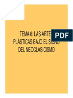 TEMA 6: LAS ARTES PLÁSTICAS BAJO EL SIGNO DEL NEOCLASICISMO