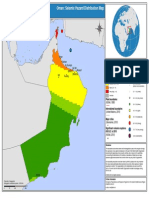 Oman: Seismic Hazard Distribution Map: Legend