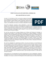 FORO NACIONAL DE AFECTADOS POR LA MINERIA 2014.pdf