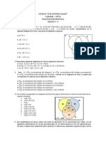 Taller de Matematicas. Grado Noveno. Conjuntos