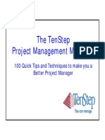 TenStep MiniBook 100 Lessons in Project Management