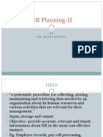 HR Planning-II: BY Dr. Ketki Bhatti