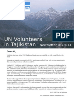 2014 UNV Tajikistan Newsletter - January