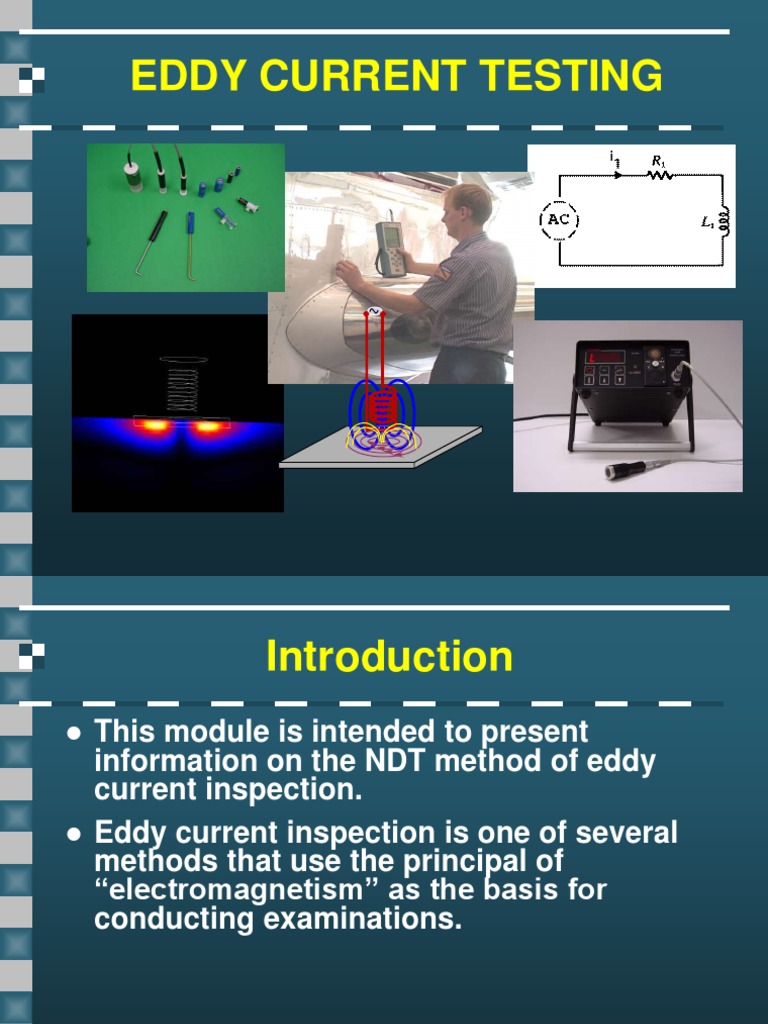 Eddy Current Testing Overview and Applications | PDF | Electromagnetic ...