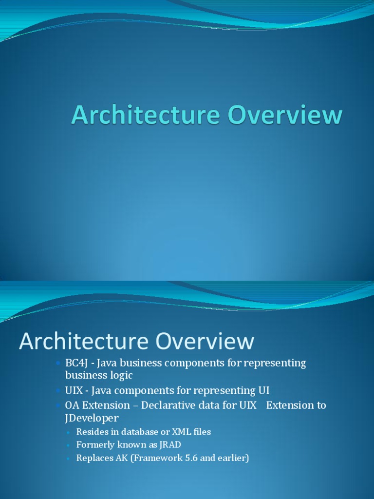 OA Framework Architecture Overview | PDF | Method (Computer Programming ...
