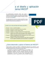 Guía para el diseño y aplicación de un Sistema HACCP