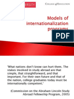 Models of International Education