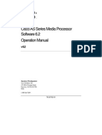 Cisco AS Series Media Processor Software 6.2 Operation Manual PDF