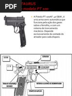 Pistola Taurus Pt100
