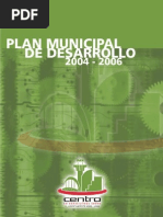 Plan Mpal de Desarrollo Centro Tab 2004-2006